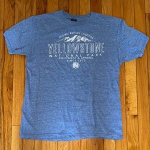 Blue Short Sleeve Yellowstone Tee